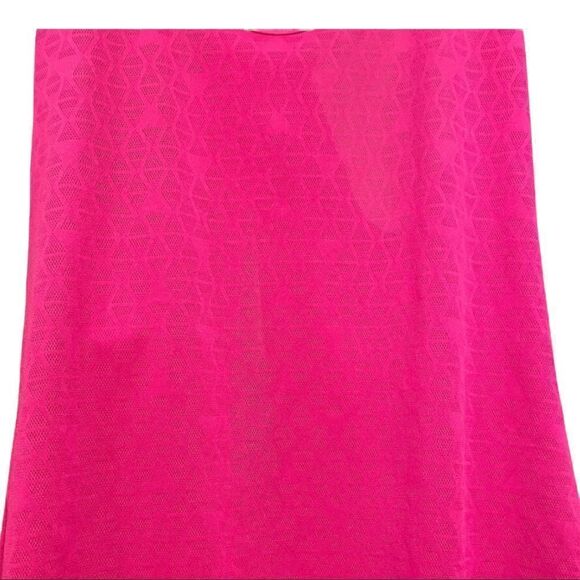 The North Face Eat My Dust Mesh Tank Top Hot Pink Racerback Cinch Womens S - Picture 4 of 6
